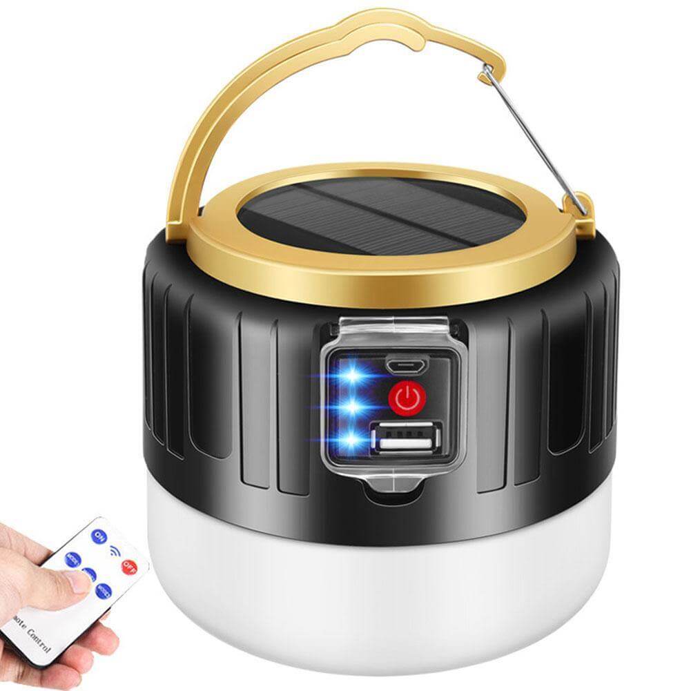 Lisslune | Weatherproof Solar Rechargeable Camping LED Lamp