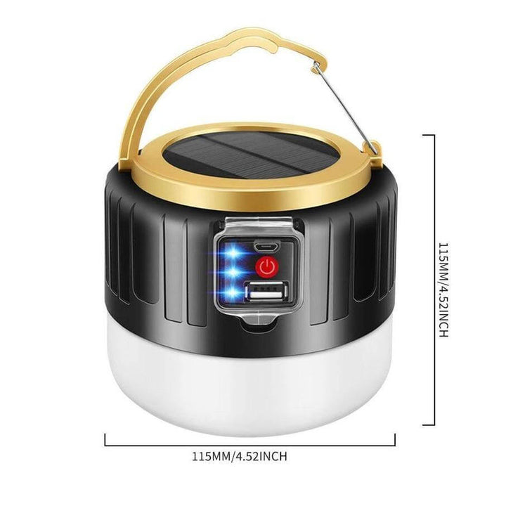 Lisslune | Weatherproof Solar Rechargeable Camping LED Lamp
