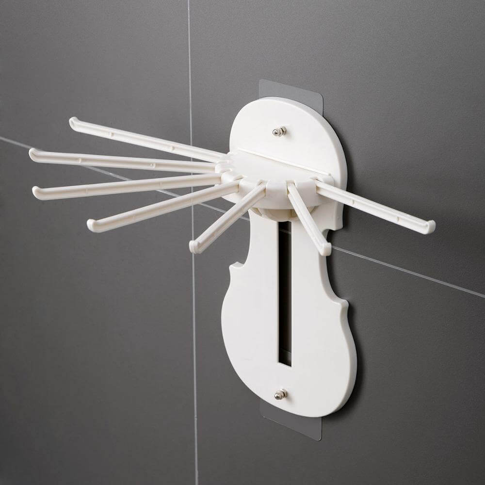 Lisslune | No-Drill Foldable Wall-Mounted Kitchen Storage Rack