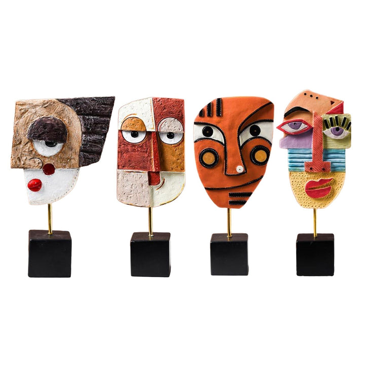 Lisslune | Abstract Pop Art Face Home Sculpture