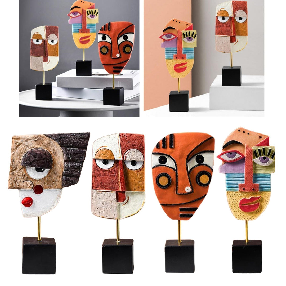 Lisslune | Abstract Pop Art Face Home Sculpture