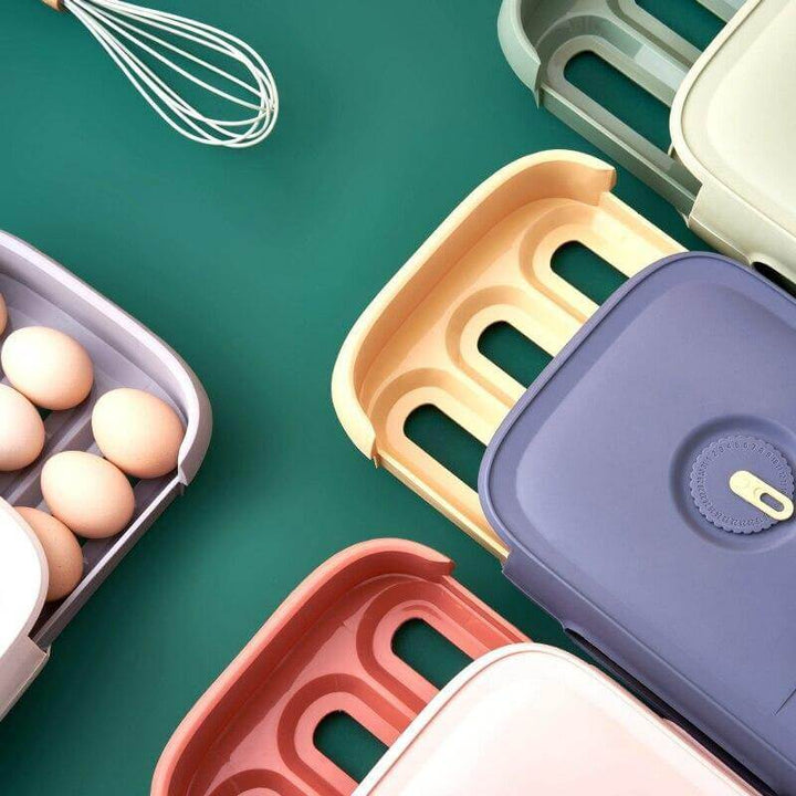 Lisslune | Stackable Refrigerator Egg Storage Drawer Box