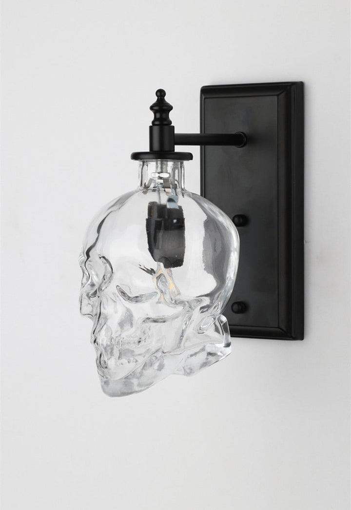 Lisslune | Retro Skull Glass Pendant Light