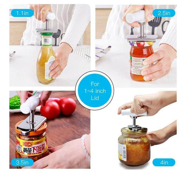 Lisslune | Adjustable Stainless Steel Easy Jar Opener