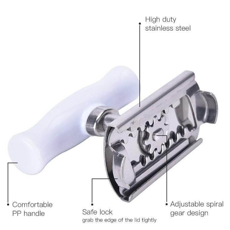 Lisslune | Adjustable Stainless Steel Easy Jar Opener
