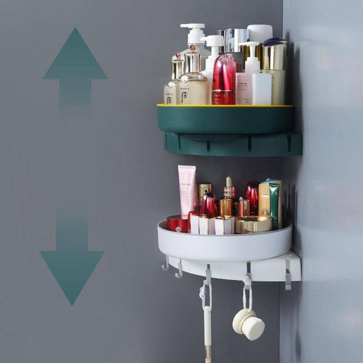 Lisslune | Triangle Wall-mounted Corner Kitchen Organizer Storage Rack