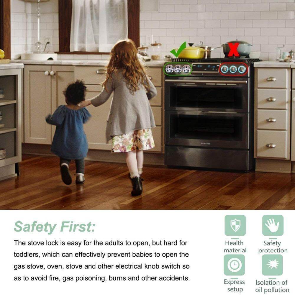 Lisslune | 2Pcs Kids Safety Gas Switch Cover