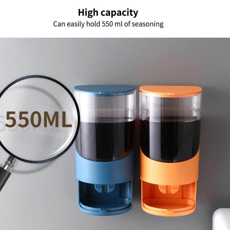 Lisslune | Wall Mounted Kitchen Oil Storage Dispenser