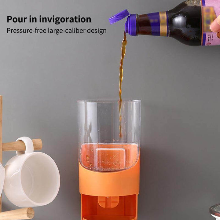 Lisslune | Wall Mounted Kitchen Oil Storage Dispenser