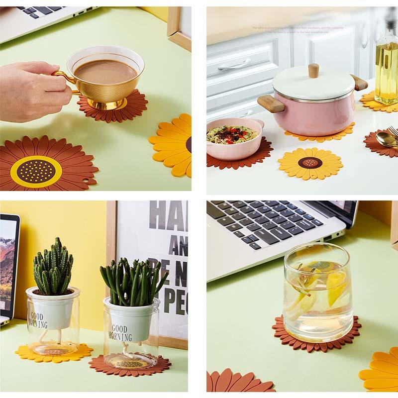 Lisslune | Multifunctional Sunflower Table Mat Coaster