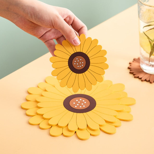 Lisslune | Multifunctional Sunflower Table Mat Coaster