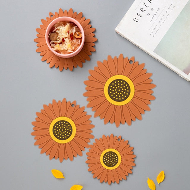 Lisslune | Multifunctional Sunflower Table Mat Coaster