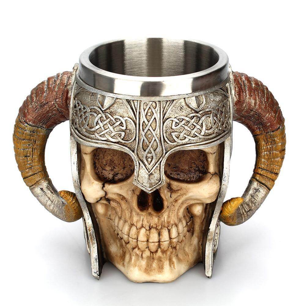 Lisslune | Ancient Skull Stainless Steel Mug
