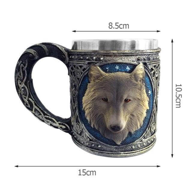 Lisslune | Ancient Skull Stainless Steel Mug