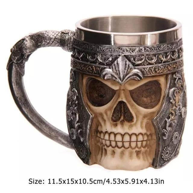 Lisslune | Ancient Skull Stainless Steel Mug