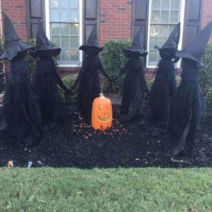Lisslune | 3Pcs Voice Control Halloween Witch Decoration Light Set
