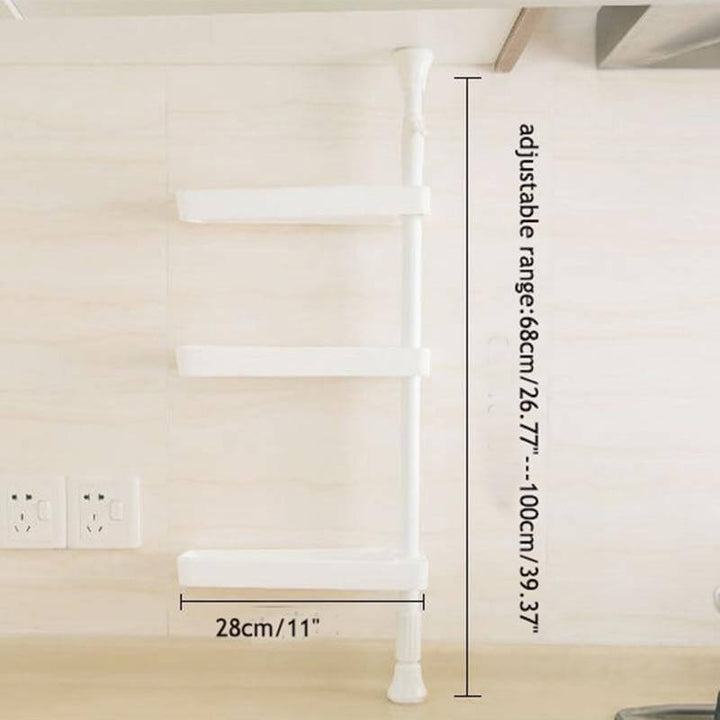 Lisslune | Punch Free Rotating 3-Layer Kitchen Spice Organizer