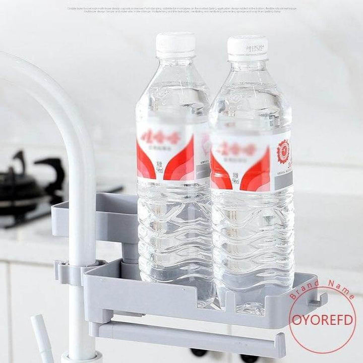 Lisslune | Multilayer Rotatable Kitchen Sink Drain Organizer