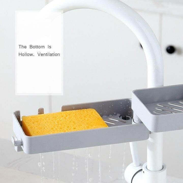 Lisslune | Multilayer Rotatable Kitchen Sink Drain Organizer