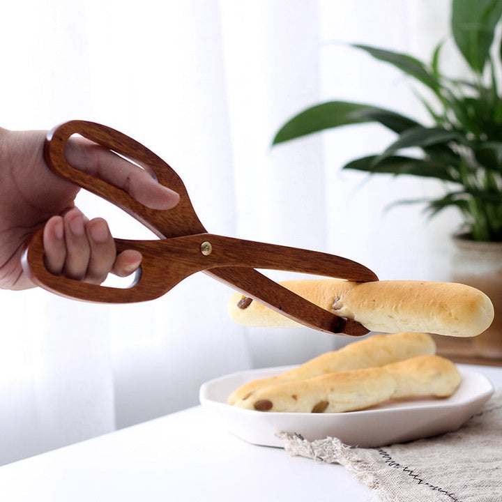 Lisslune | Creative Kitchen Wooden Tongs