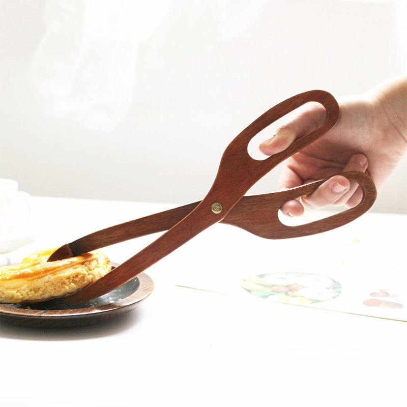 Lisslune | Creative Kitchen Wooden Tongs