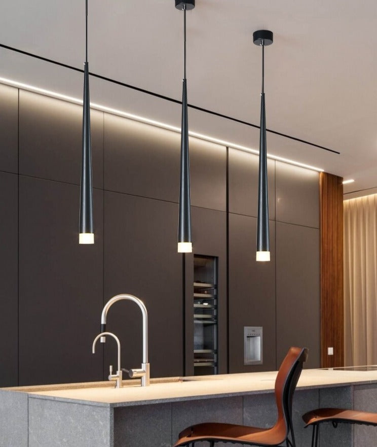 Lisslune | Nordic Long Downlight Elegant Led Chandelier