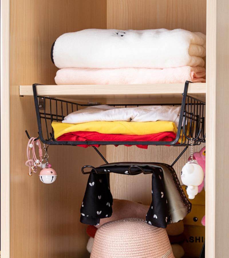 Lisslune | Easy Hang Kitchen Cabinet Storage Organizer Rack