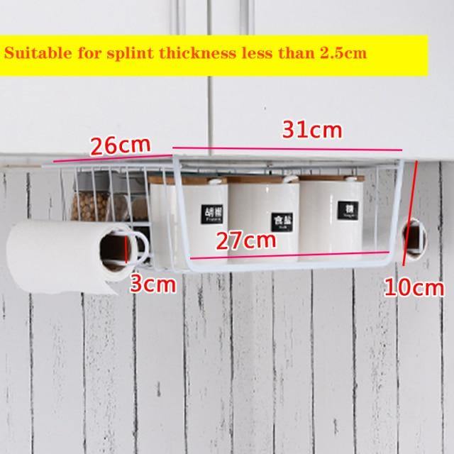 Lisslune | Easy Hang Kitchen Cabinet Storage Organizer Rack