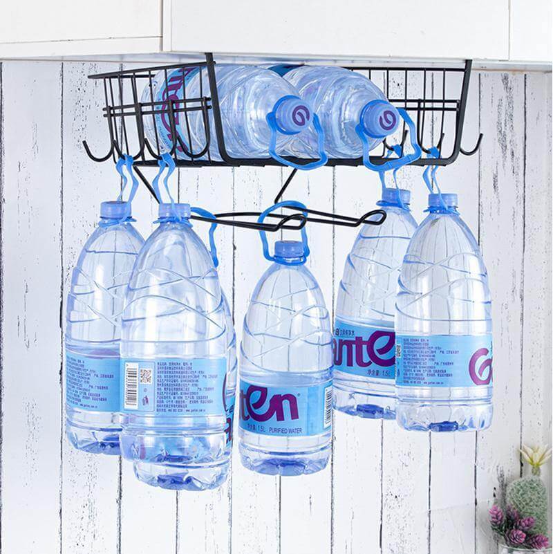Lisslune | Easy Hang Kitchen Cabinet Storage Organizer Rack