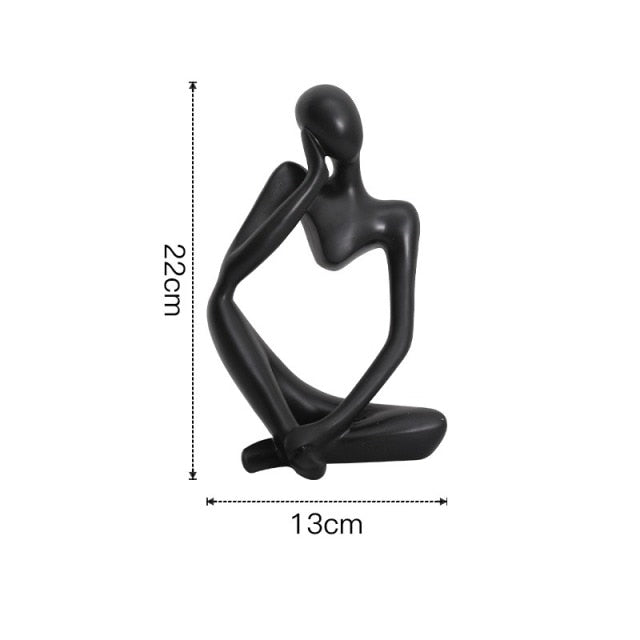 Lisslune | Nordic Abstract Unique Thinker Figurine Home Decor