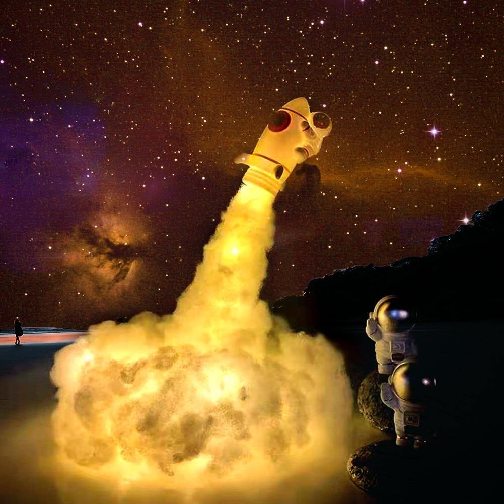Lisslune | Astronaut Colorful Clouds Night Light