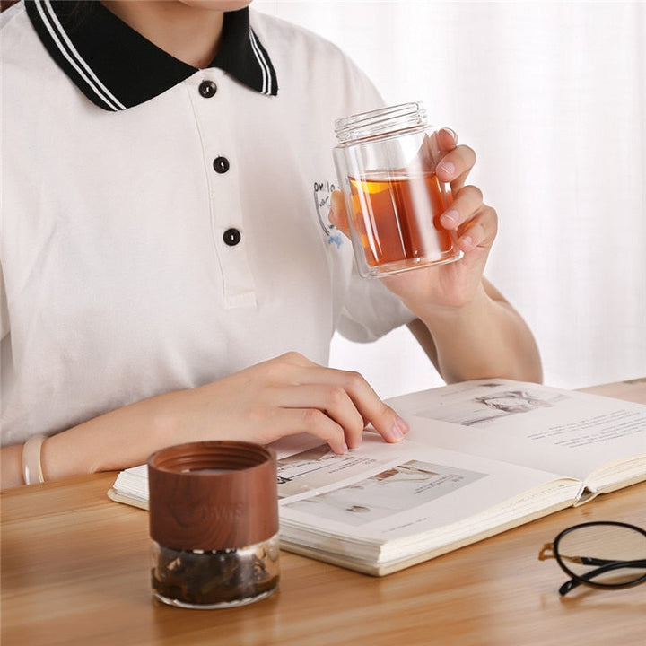 Lisslune | Simple Portable Glass Tea Infuser