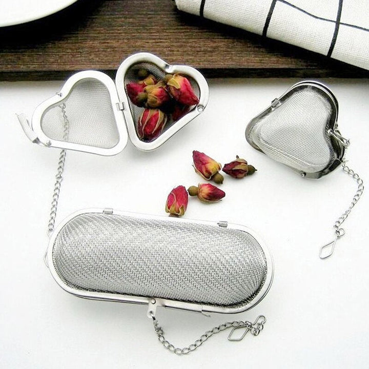 Lisslune | Stainless Steel Hanging Reusable Spice Filter