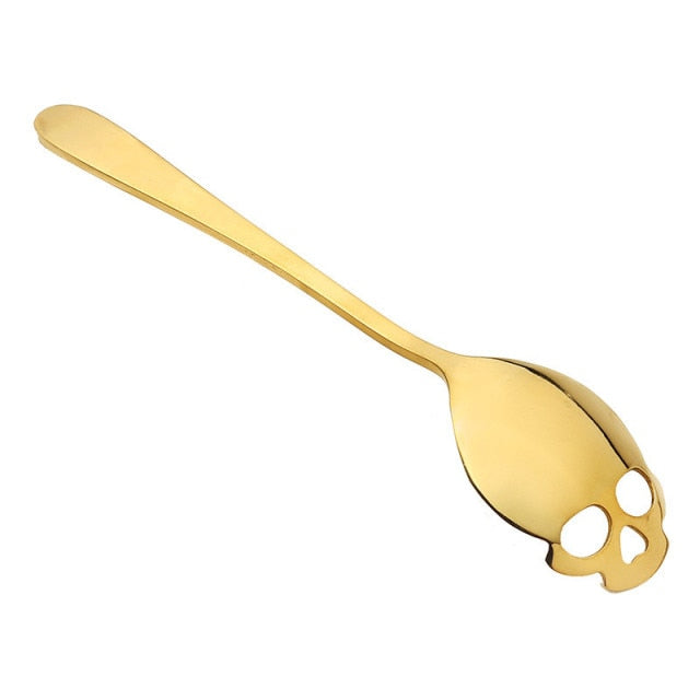 Lisslune | Skull Shaped Stainless Steel Spoon