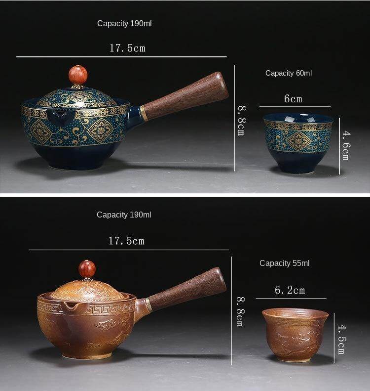 Lisslune | Unique Ceramic Moving Teapot Filter Set