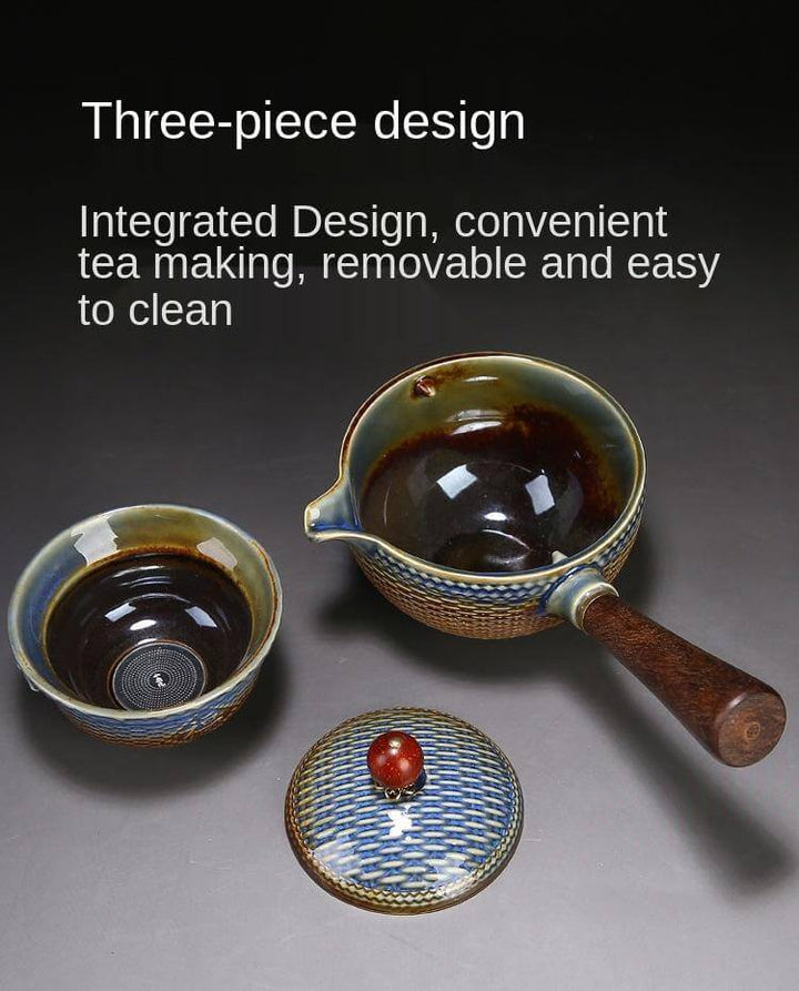 Lisslune | Unique Ceramic Moving Teapot Filter Set