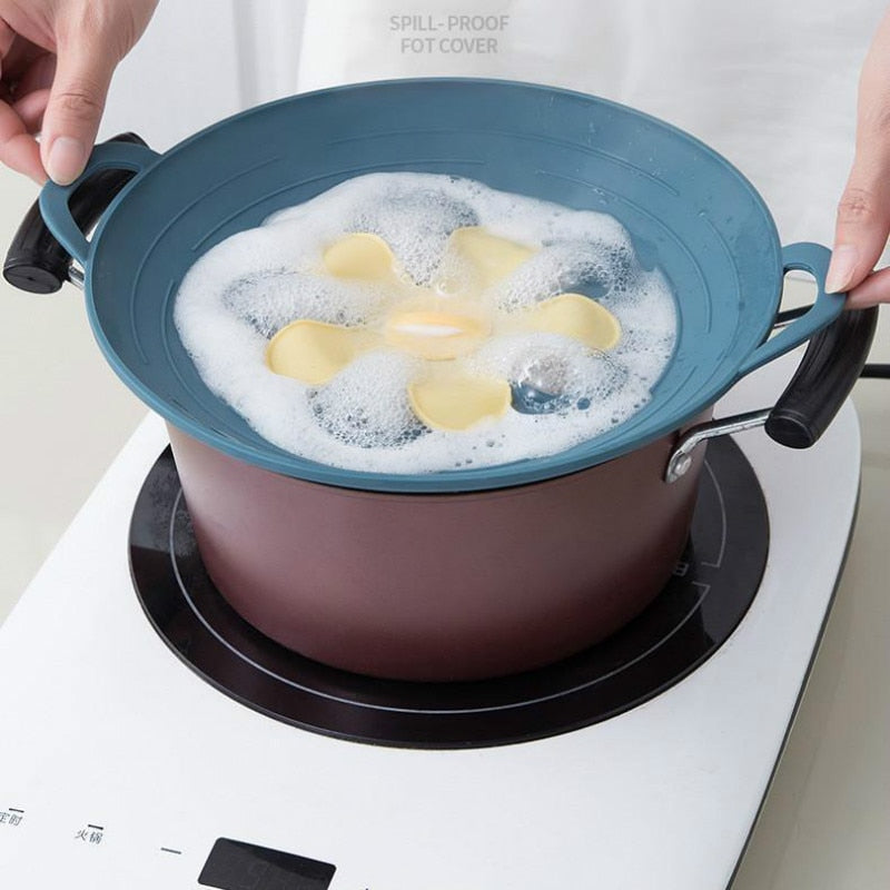 Lisslune | No Spill Anti Overflow Pot Cooking Lid