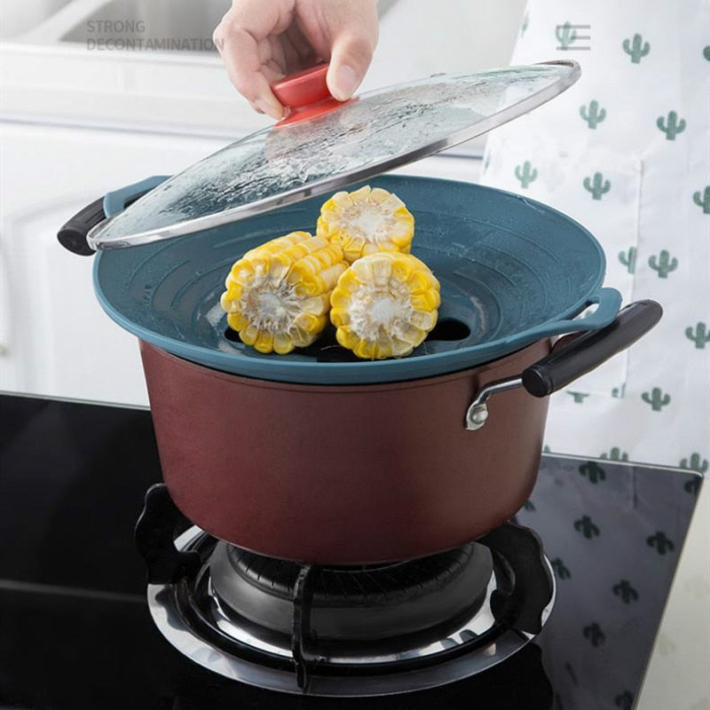 Lisslune | No Spill Anti Overflow Pot Cooking Lid