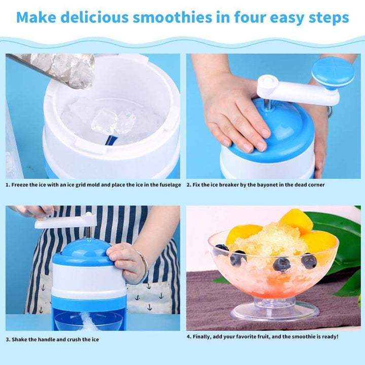 Lisslune | Portable Manual Easy Ice Crusher Maker