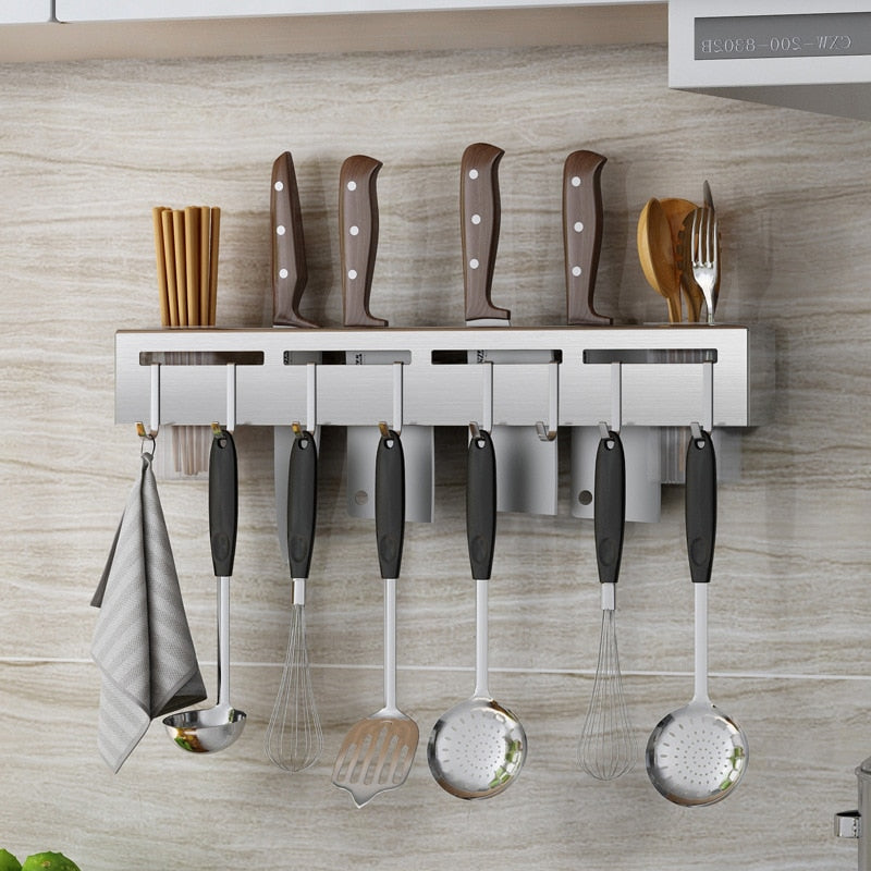 Lisslune | Punch-free Kitchen Tableware Storage Rack