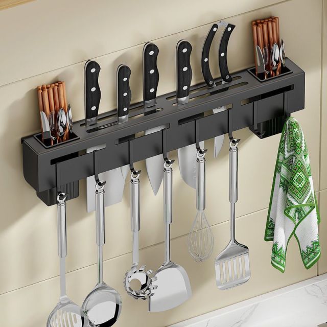 Lisslune | Punch-free Kitchen Tableware Storage Rack