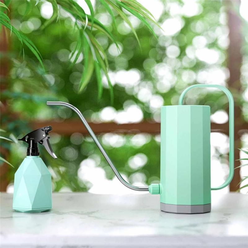 Lisslune | Elegant Geometric Gooseneck Plant Watering Can