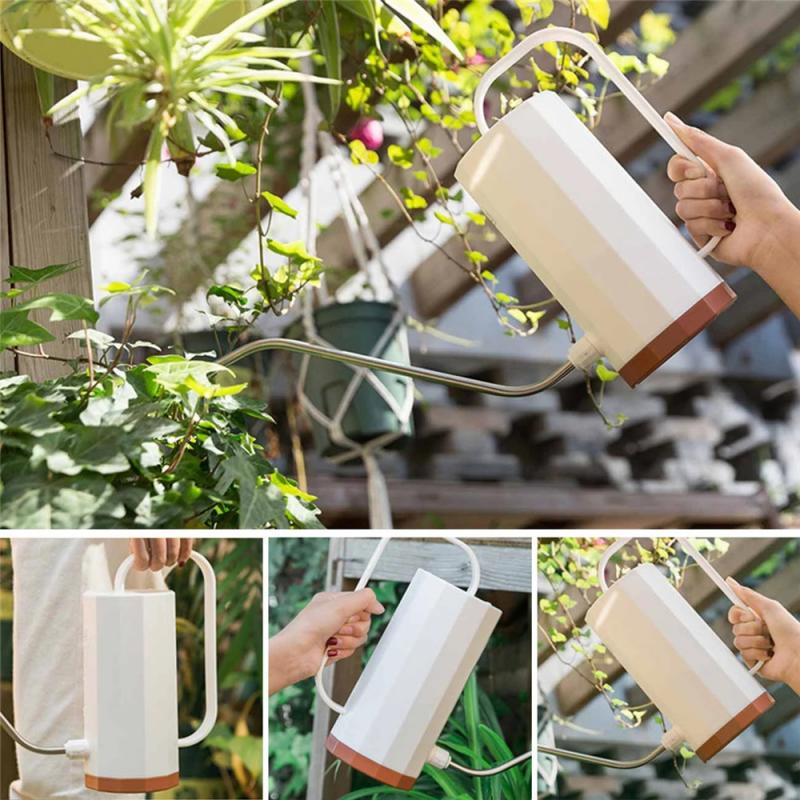 Lisslune | Elegant Geometric Gooseneck Plant Watering Can