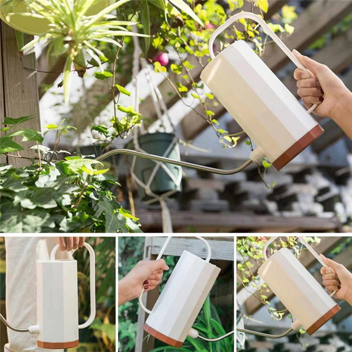 Lisslune | Elegant Geometric Gooseneck Plant Watering Can