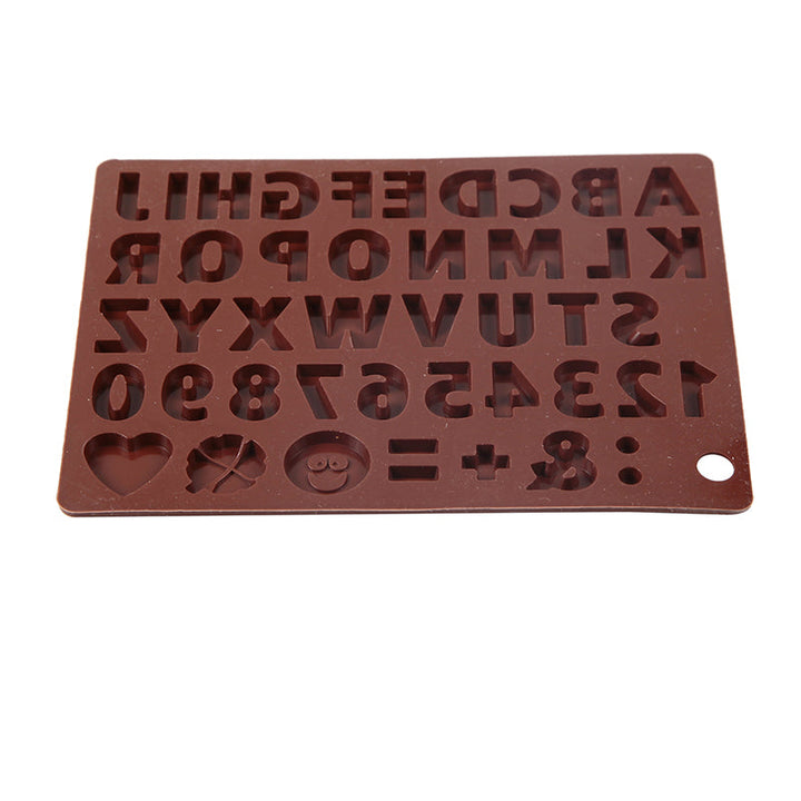 Lisslune | 3D Alphabet Silicone DIY Chocolate Mold