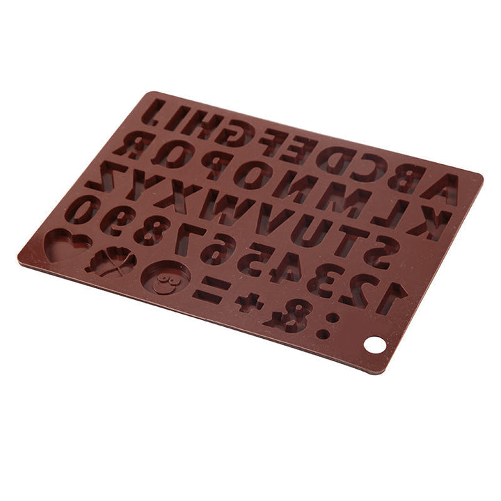 Lisslune | 3D Alphabet Silicone DIY Chocolate Mold