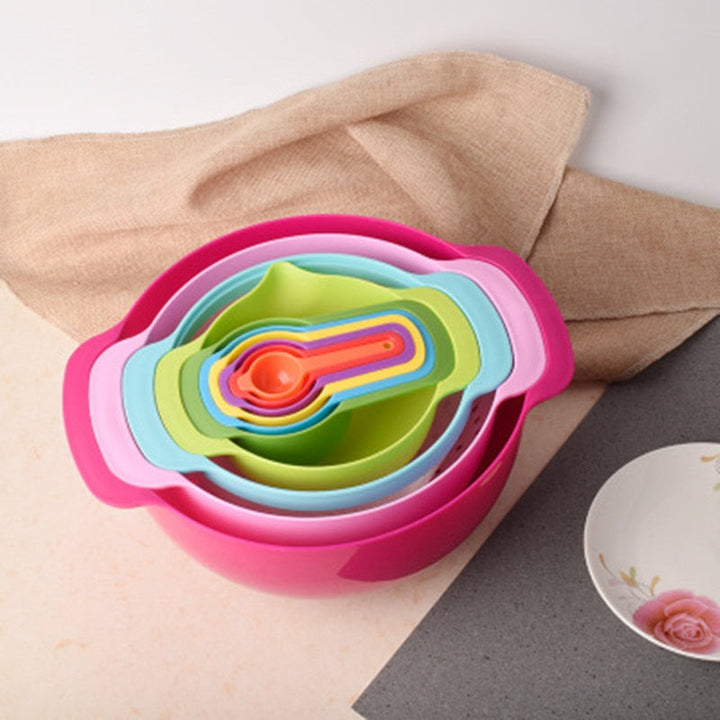 Lisslune | Rainbow Multifunctional Stackable Kitchen Bowl Set