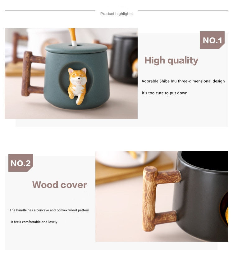 Lisslune | Cute Dog Coffee Mug