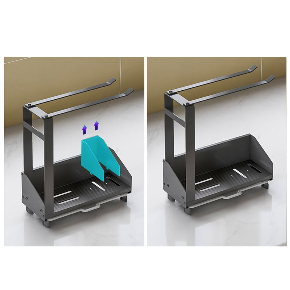 Lisslune | Non-Slip Kitchen Sink Storage Rack Drainer