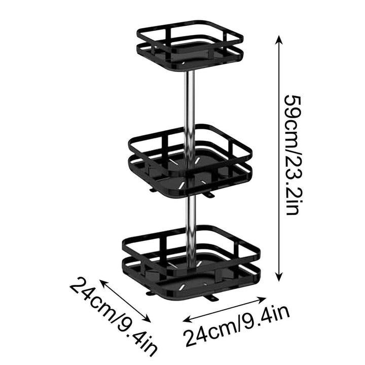 Lisslune | 360 Rotating Kitchen Spice Storage Rack
